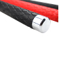 High-quality rubber handle steel expandable baton BT26S068 silver